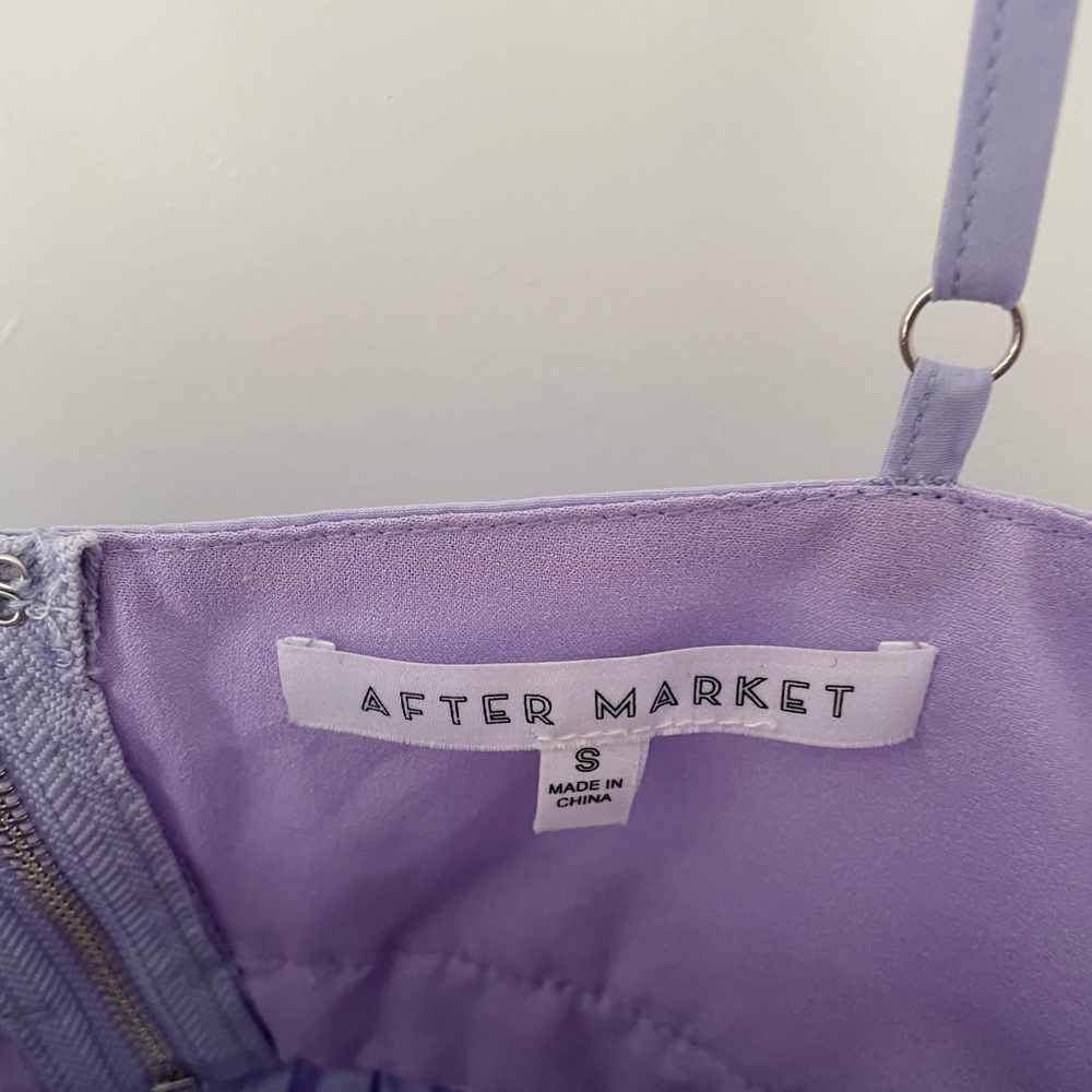 Spring Lavender peplum top - Picture 3 of 4